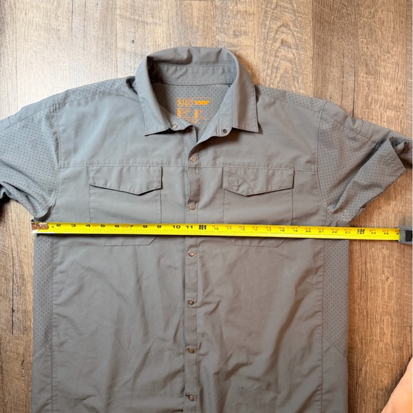 5.11 Tactical Men's Freedom Flex Woven Short Sleeve Tactical Shirt Gorpore Sz L - Picture 14 of 16